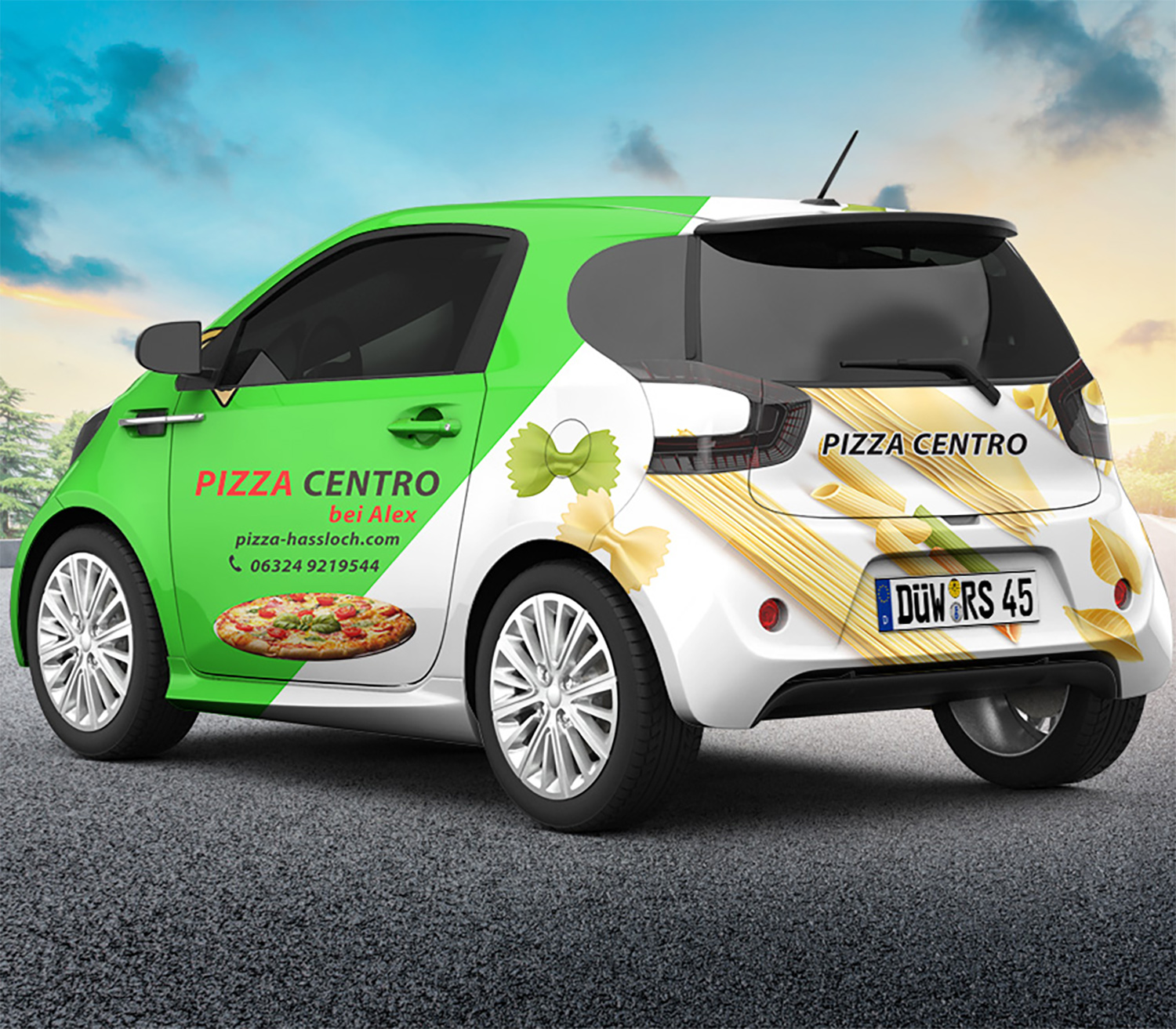 Essen-gehen - Schifferstadt - Lieferservice Pizzeria Centro Pizza Hassloch - Pizza Hassloch Pizzeria Centro bei Alex