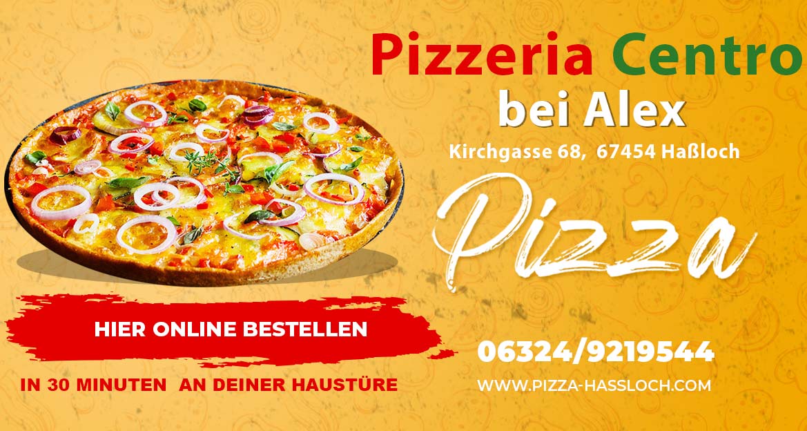 Essen-gehen - Schifferstadt - Pizzeria Centro bei Alex in Hassloch - Pizza Hassloch Pizzeria Centro bei Alex