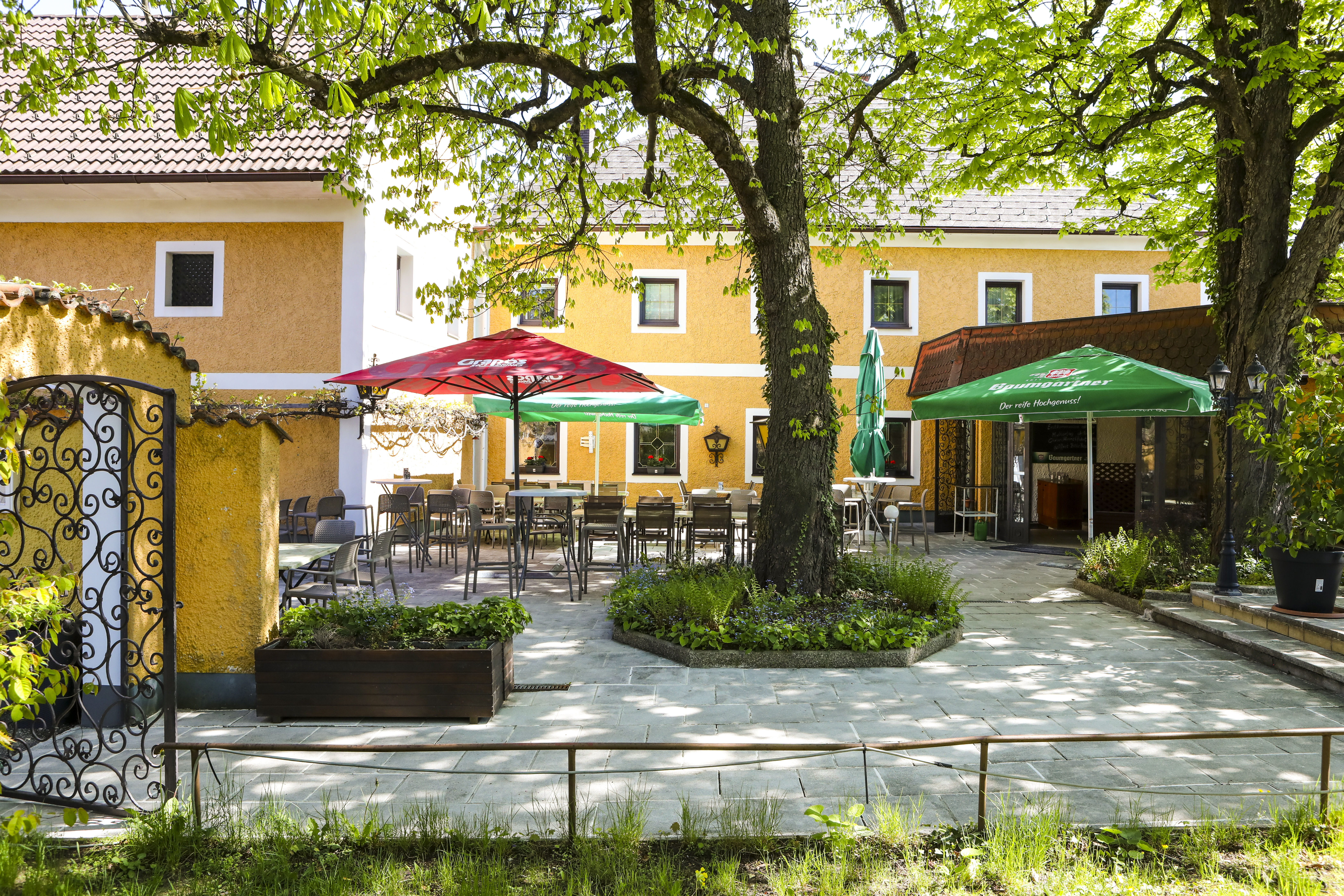 Restaurant: Teil vom Gastgarten - Gasthaus Wirt in Strass