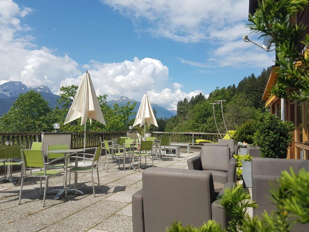 Restaurant: nawu_Restaurant_Terrasse_Panorama_Aussicht - nawu Restaurant