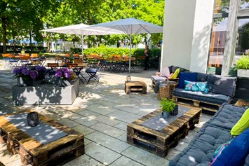 Restaurant: unsere Lounge zum Verweilen - pure CUISINE by GAVESI