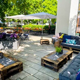 Restaurant: unsere Lounge zum Verweilen - pure CUISINE by GAVESI