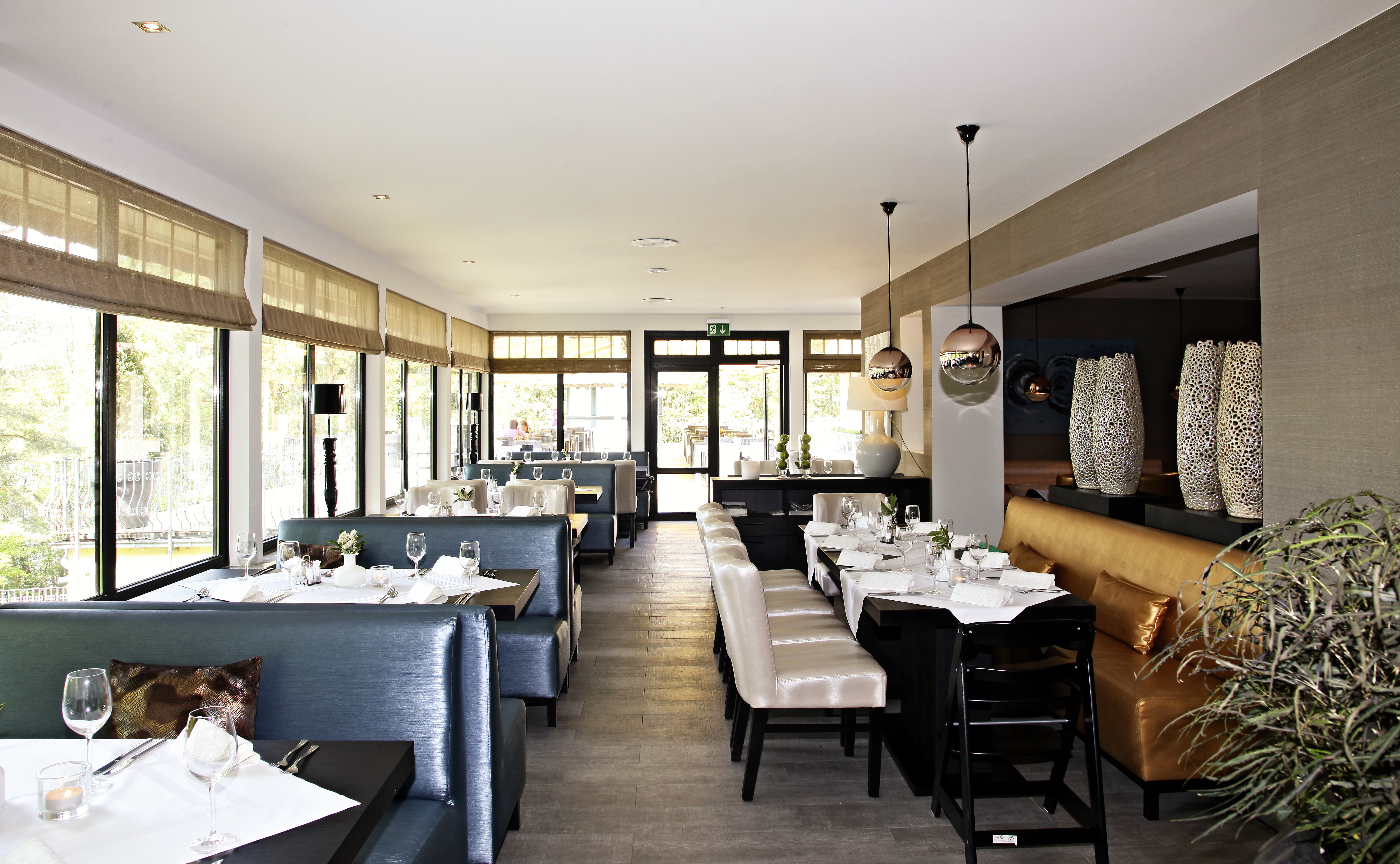 Restaurant: Restaurant THE VIEW im Haupthaus des Van der Valk Naturresort Drewitz - Restaurant THE VIEW - Van der Valk Naturresort Drewitz