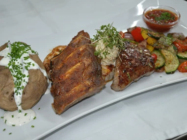 Restaurant: Grillteller - Gasthof & Appartements Longa Stub´n