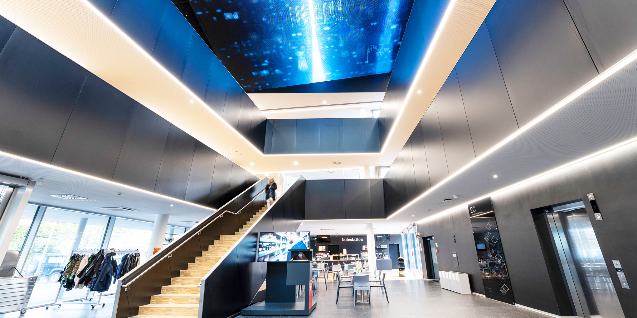 Restaurant: ladestation - Gastronomie im Haus der Digitalisierung - ladestation - Gastronomie im Haus der Digitalisierung