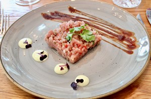 Essen-gehen - Gerichte: Fisch - Vorspeise Fleisch - Alte Metzgerei