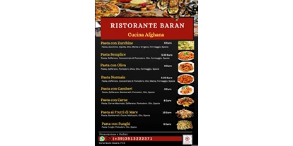 Essen-gehen - Ambiente: klassisch - Pasta menu - BARAN Restaurant