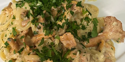 Essen-gehen - PLZ 9327 (Schweiz) - Linguine mit Eierschwämmli - Restaurant Traube