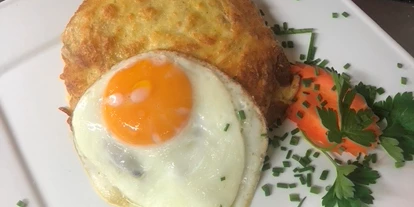 Essen-gehen - PLZ 9327 (Schweiz) - Rösti mit Spiegelei - Restaurant Traube