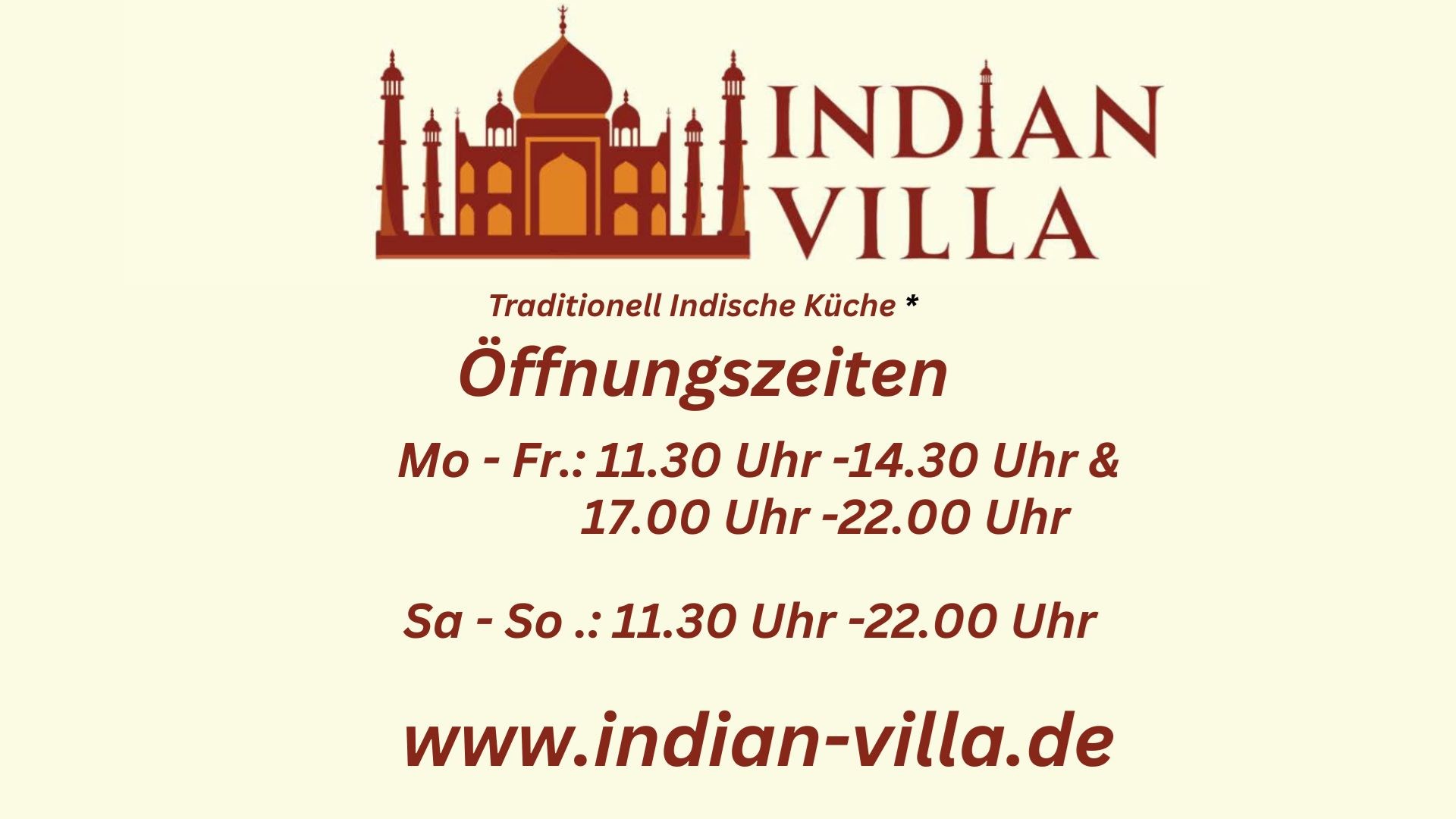 Essen-gehen - Rheinland-Pfalz - Indian Villa Indisches Spezialitäten Restaurant - Indian Villa Indisches Spezialitäten Restaurant