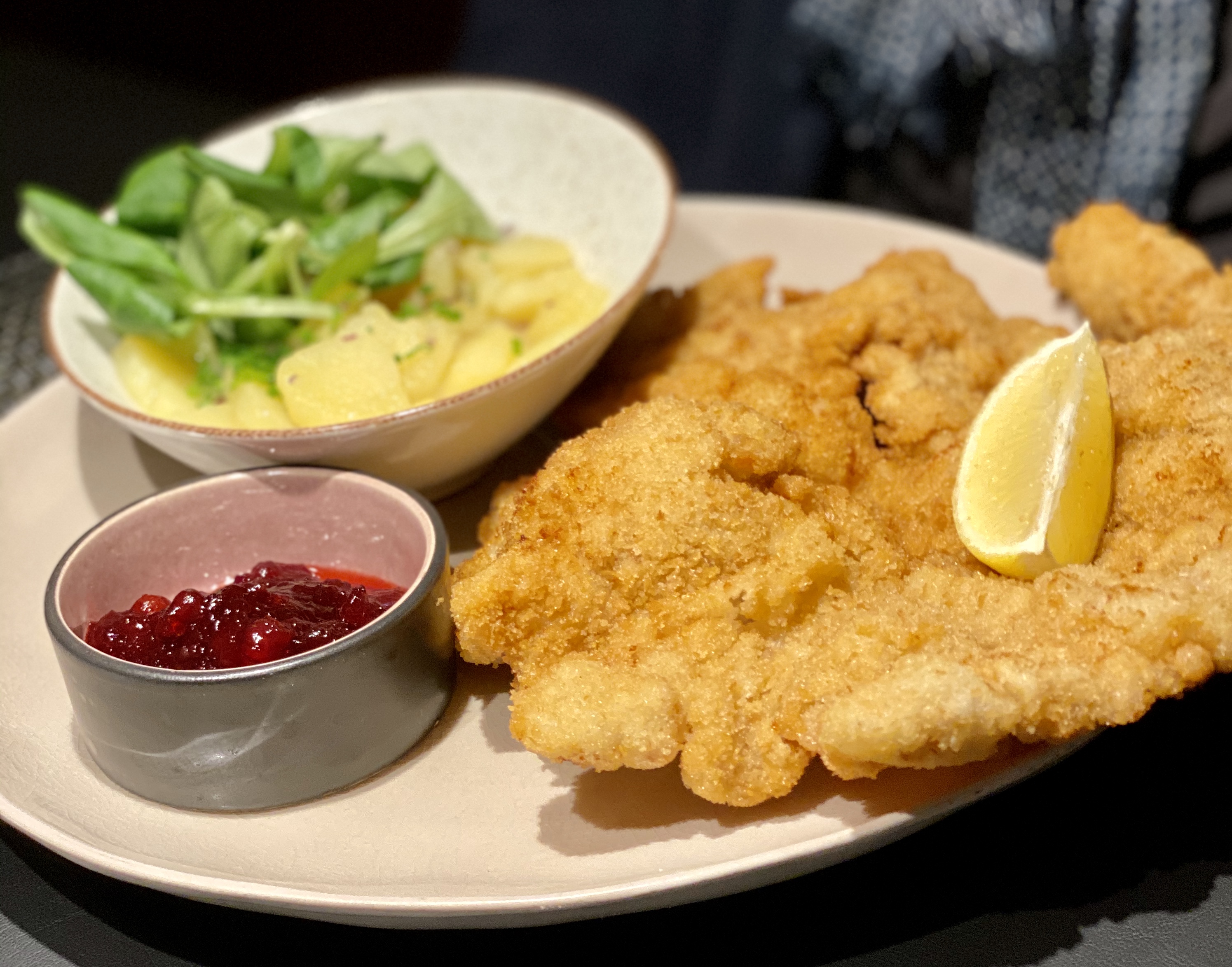 Essen-gehen - Gerichte: Curry - Österreich - Wiener Schnitzel natürlich auch Gluten und Laktosefrei - Führich