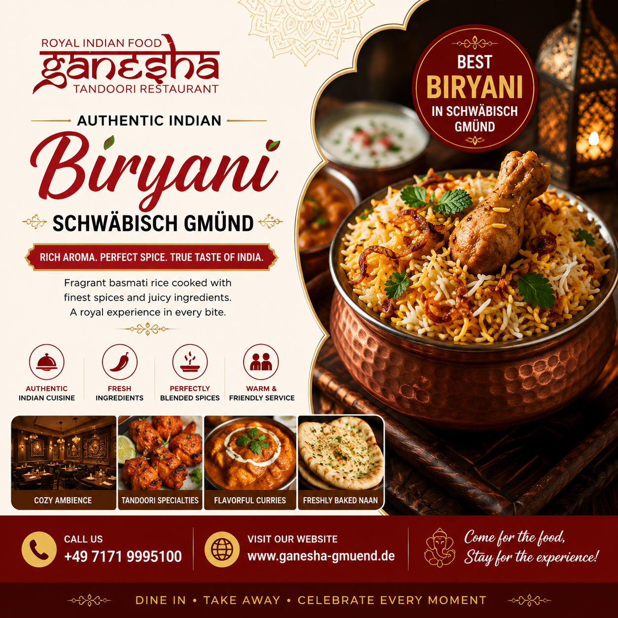 Essen-gehen - PLZ 73525 (Deutschland) - Indisches Restaurant Ganesha Schwäbisch Gmünd