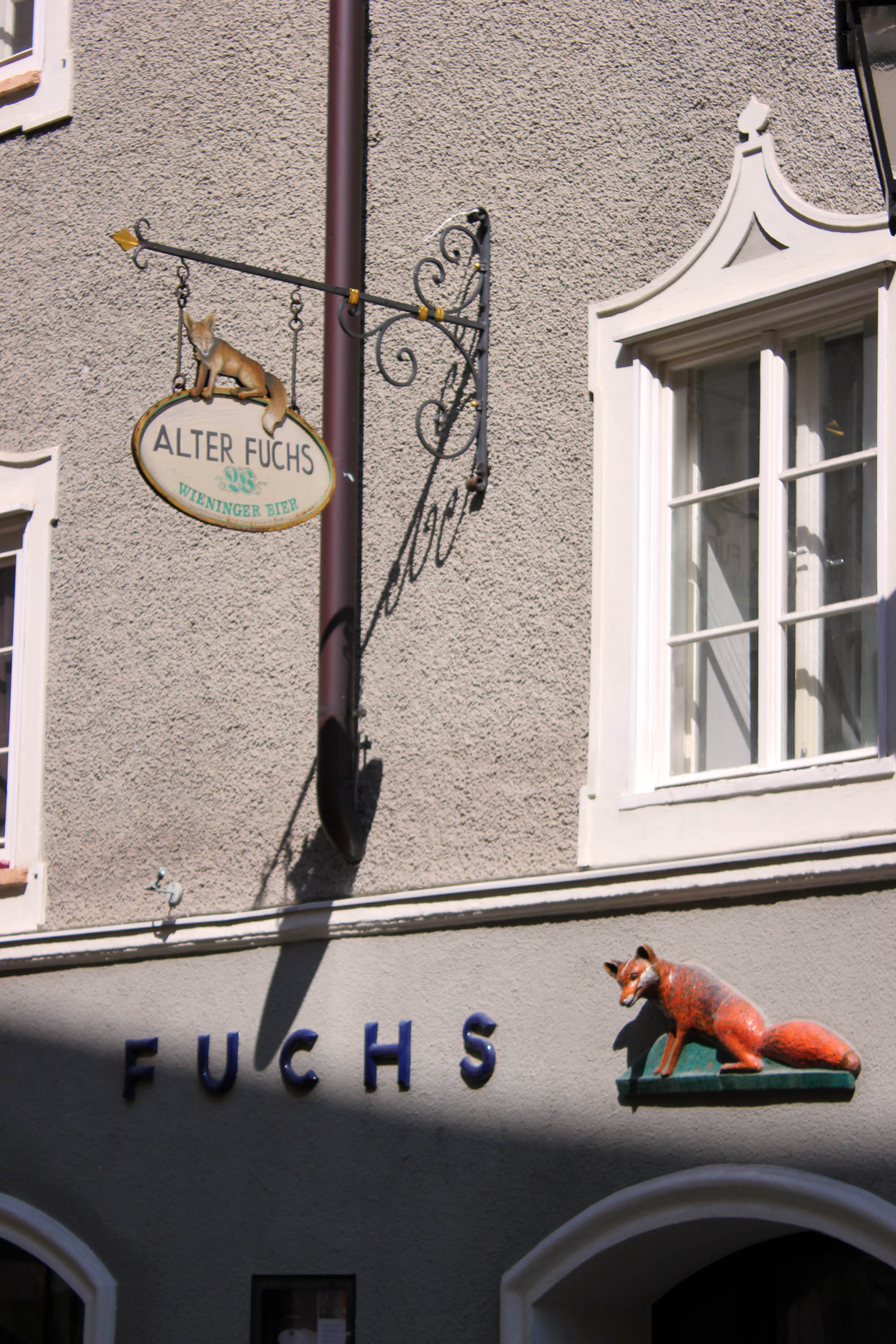 Essen-gehen - Sitzplätze im Freien - Salzburg - Gasthof Alter Fuchs