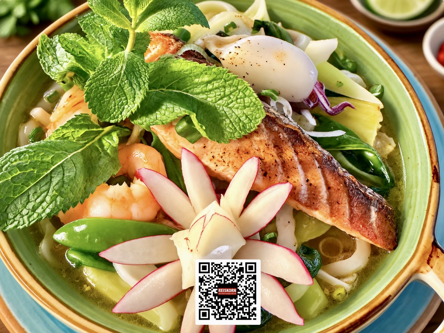 Restaurant: WARME KÜCHE DURCHGEHEND VON MONTAG BIS DIENSTAG um 17:00h bis 22:00h - MITTWOCH BIS SAMSTAG um 12:00h bis 22:00h - SONNTAG und FEIERTAG um 11:30h bis 21:00h.

Zwanglos - Gemütlich - Terrasse - Free Wifi - Parkplätze - Klimatisiert - Haustiere freundlich - 5% Preisnachlass für Barzahlung und GiroCard - Akzeptiert: Barzahlung - EC - Kreditkarte und Apple Pay - Alles Speisen auch zum Mitnehmen! Täglich frische warme Speise, fettarme und Vitaminreiche - Wir freuen uns auf Ihren Besuch! - Gratis Aperitif - Gratis Dessert -
WhatsApp: 0151 57567664
Handynummer: 0152 15771637 - Vietnamesische REISKORN Restaurant Metzingen 