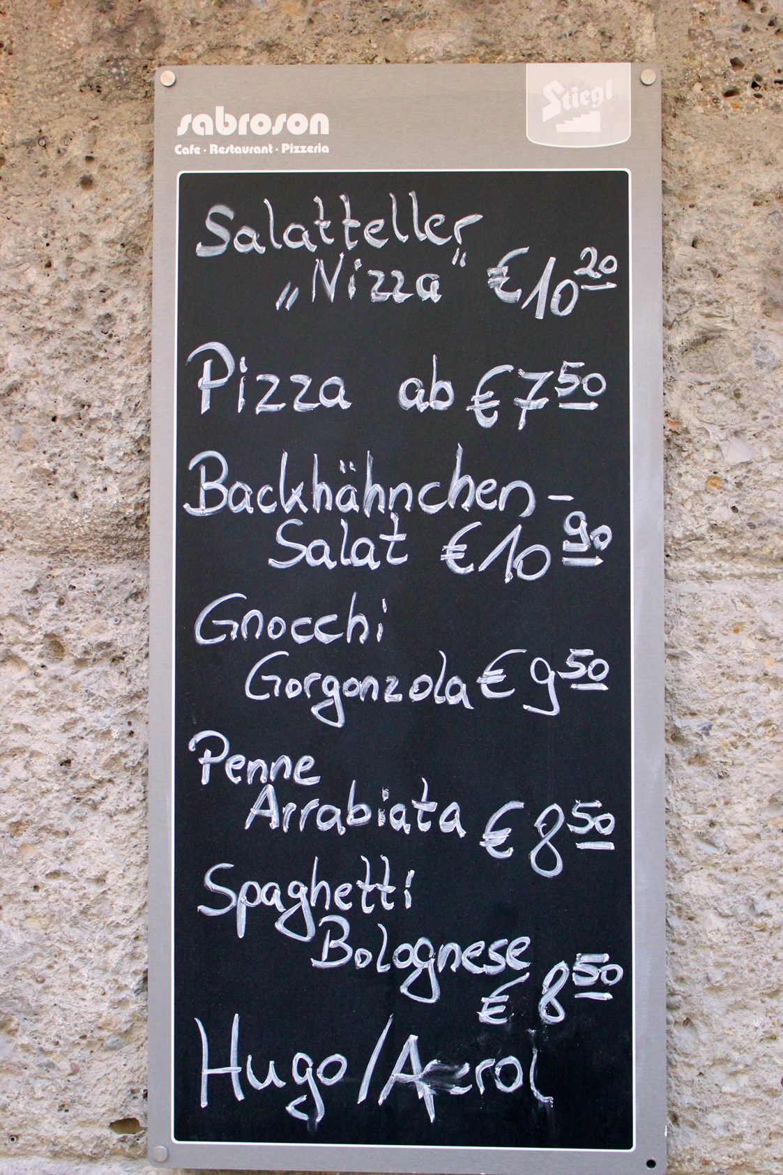 Restaurant: Pizzeria Sabroson