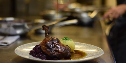Essen-gehen - Sitzplätze im Freien - Wien Wieden - Martini-Gansl Rotkraut Erdäpfel-Knödel - Witwe Bolte
