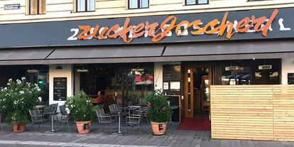 Essen-gehen - Sitzplätze im Freien - Wien Wieden - zuckergoscherl am Rochusmarkt  - Zuckergoscherl am Rochusmarkt