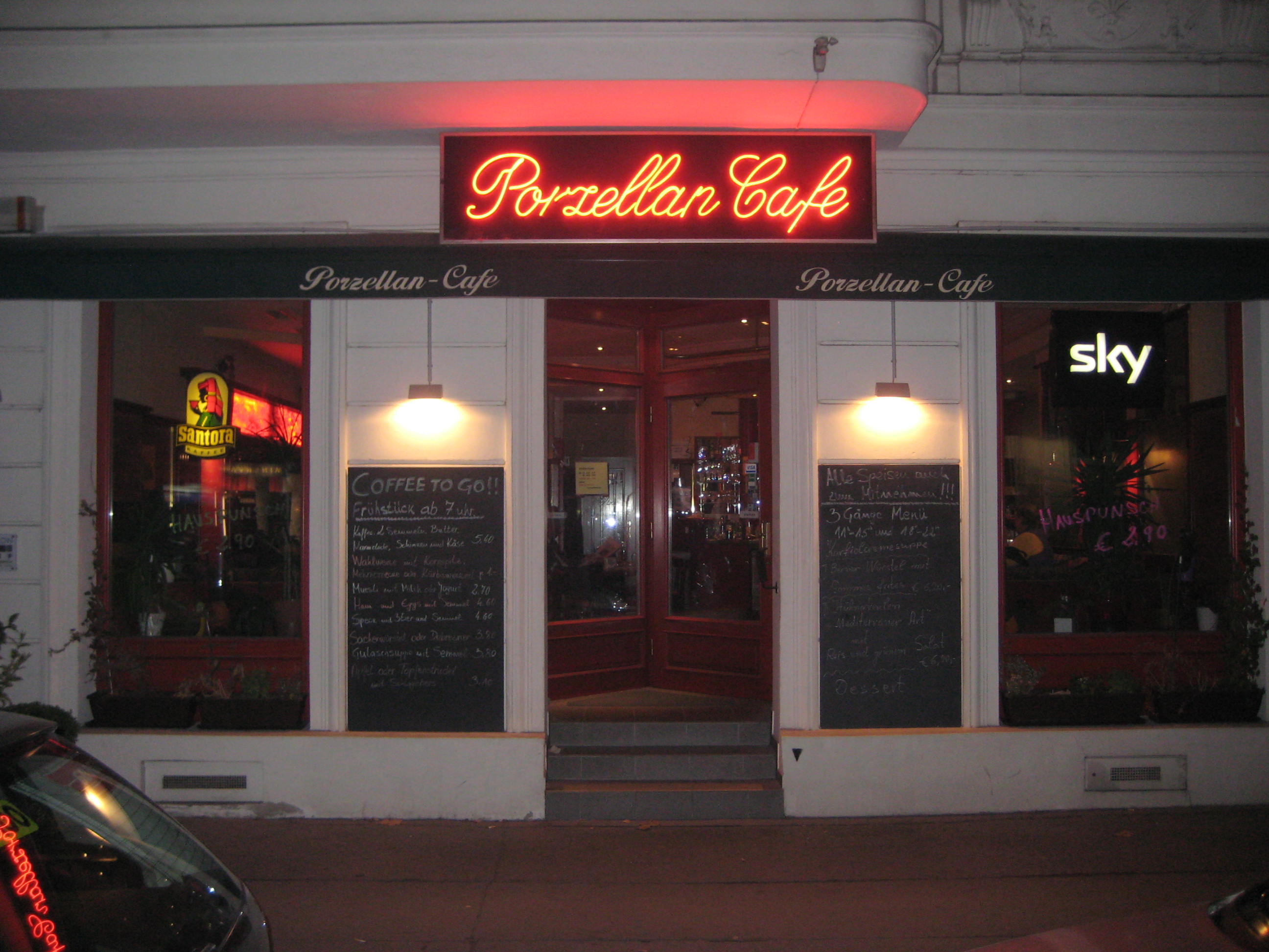 Essen-gehen - Wien-Stadt Margareten - Cafe Restaurant Porzellan