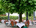 Restaurant: Gastgarten des Restaurant Riedenburg  - Restaurant Riedenburg