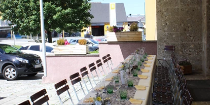 Essen-gehen - Mahlzeiten: Frühstück - Oberösterreich - Gastgarten
 - Böhmerwaldhof