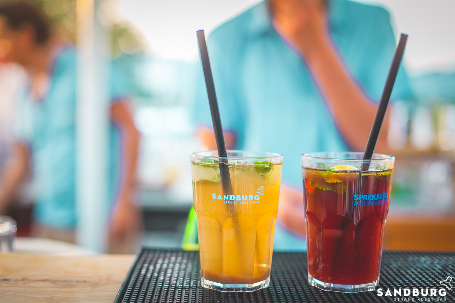 Restaurant: Sandburg – Strand küsst Bar