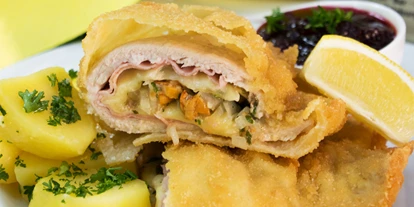 Essen-gehen - rollstuhlgerecht - Salzburg-Stadt Liefering - Bierheuriger Schnitzel - Bierheuriger
