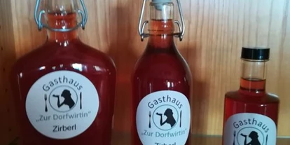 Essen-gehen - Spielplatz - Niederösterreich - Zirberl zu mitnehmen - Gasthaus zur Dorfwirtin