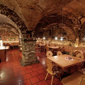 Restaurant: Das Restaurant Hilberkeller befindet sich in einem ehemaligen alten Weinkeller - Restaurant Hilberkeller