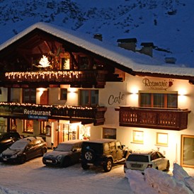 Restaurant: unser Restaurant Hotel Rosmarie im Winter - Hotel - Restaurant Rosmarie