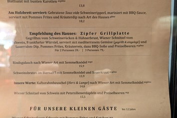 Restaurant: Speisekarte Zipfer Bierhaus Salzburg - Zipfer Bierhaus