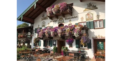 Essen-gehen - rollstuhlgerecht - Oberbayern - Gasthof Hinterwirt - Gasthof Hinterwirt