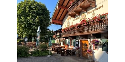 Essen-gehen - rollstuhlgerecht - Oberbayern - Hinterwirt mit Biergarten - Gasthof Hinterwirt