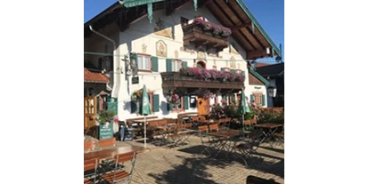 Essen-gehen - rollstuhlgerecht - Oberbayern - Biergarten - Gasthof Hinterwirt