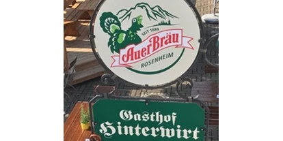 Essen-gehen - rollstuhlgerecht - Oberbayern - Ausleger - Gasthof Hinterwirt