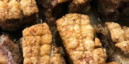 Essen-gehen - rollstuhlgerecht - Oberbayern - Fränkisches Schäufele vom Hinterwirt - Gasthof Hinterwirt