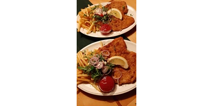 Essen-gehen - Ambiente: klassisch - Paniertes Schweineschnitzel, wie es sein soll
Hier mit Julienne Pommes
13.90 € - SophienBäck