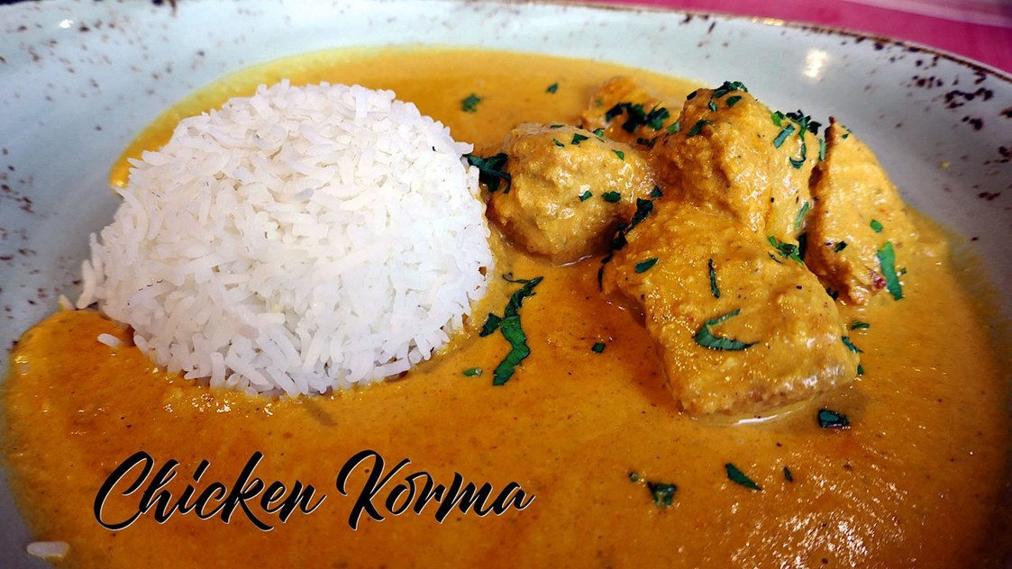 Restaurant: Indische Spezialität: Chicken Korma - zaffran indian cuisine