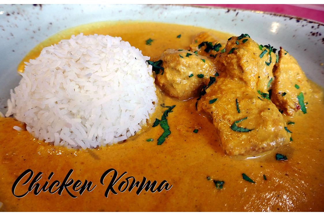 Restaurant: Indische Spezialität: Chicken Korma - zaffran indian cuisine