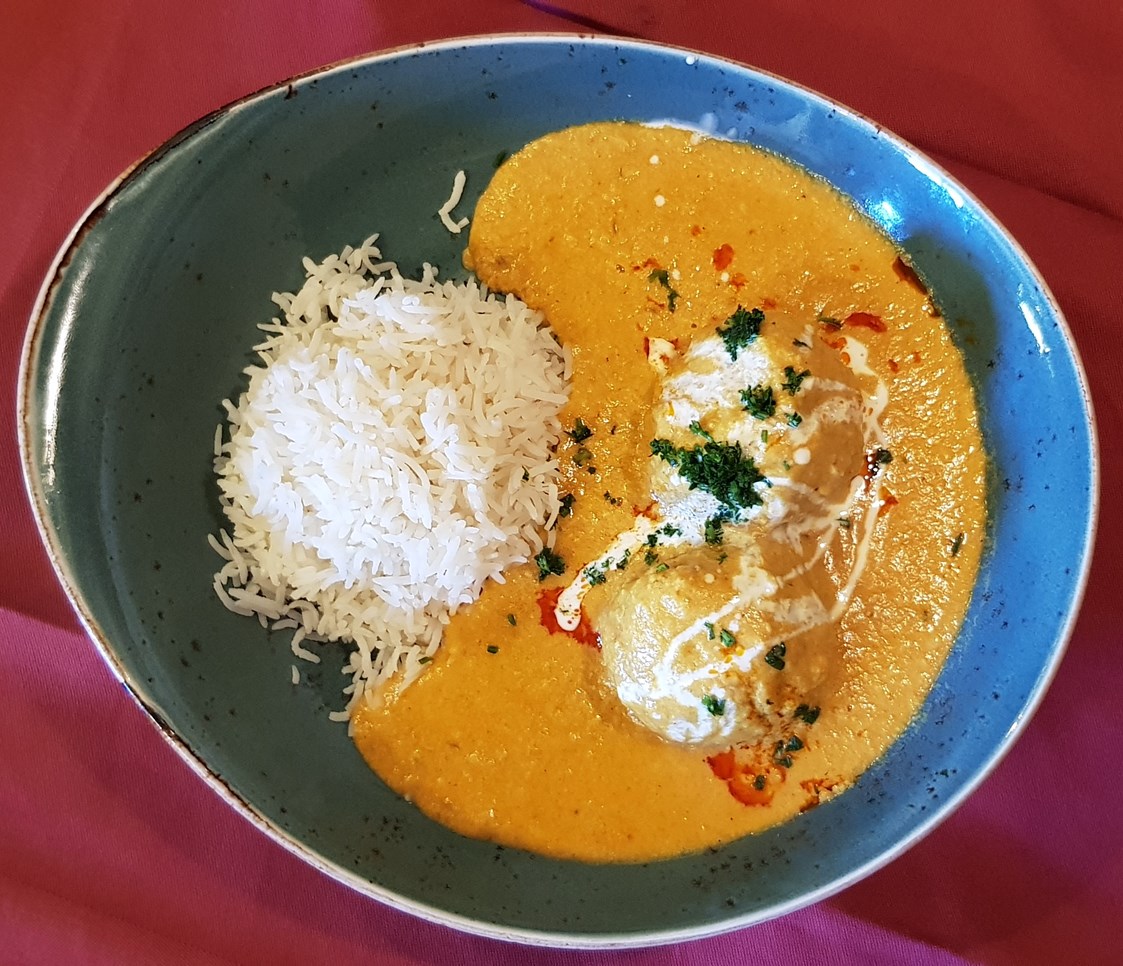 Restaurant: Indische Spezialität: Malai Kofta - zaffran indian cuisine