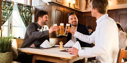 Essen-gehen - rollstuhlgerecht - Salzburg-Stadt Liefering - Die Paracelsusstube ist das Restaurant der Stiegl-Brauwelt - Paracelsusstube der Stiegl-Brauwelt