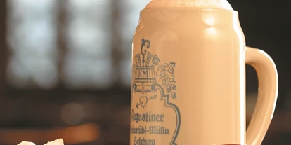 Essen-gehen - rollstuhlgerecht - Salzburg-Stadt Liefering - Regionale Schmankerl zum süffigen Bräustübl-Bier - Augustiner Bräu Kloster Mülln Salzburg