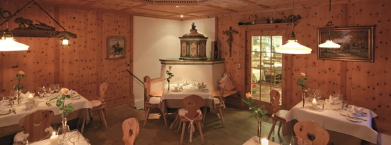 Restaurant: Die Zirbenstube "das Postamt" im Hotel Post Steeg. - Postamt im Hotel Post