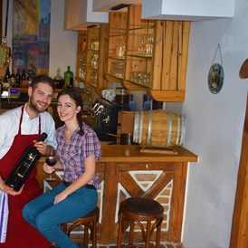 Restaurant: Jan und Theresa Kometer.
Wirt und Wirtin vom Gasthaus Spitzbua - Gasthaus Spitzbua