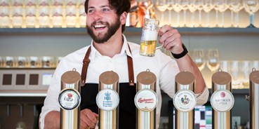 Essen-gehen - Salzburg-Stadt Schallmoos - 6 verschieden Biere vom Fass... Prost!  - Fuxn - Salzburger Volkswirtschaft