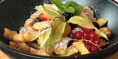 Essen-gehen - Gerichte: Desserts - Tannheimertal - Kaiserschmarrn - Sonnenhofs Wirtshaus