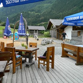 Restaurant: Spielplatz mit Indoorbereich - Restaurant Fischteich