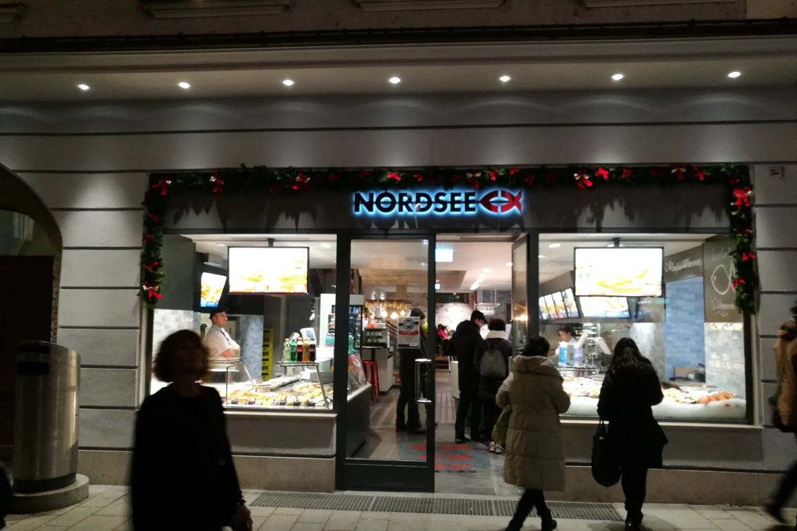 Restaurant: Fischspezialitäten in der Nordsee Getreidegasse - Nordsee Getreidegasse